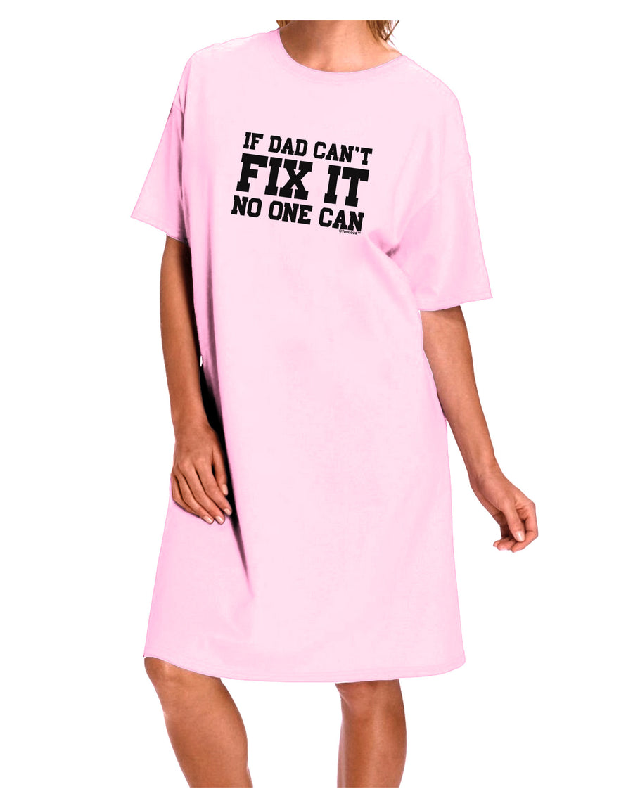 No One Can - Dad Adult Wear Around Night Shirt and Dress by TooLoud-Night Shirt-TooLoud-Red-One-Size-Davson Sales