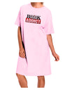 Book Addict Adult Wear Around Night Shirt and Dress-Night Shirt-TooLoud-Pink-One-Size-Fits-Most-Davson Sales
