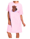 Cute Wet Beaver Adult Wear Around Night Shirt and Dress-Night Shirt-TooLoud-Pink-One-Size-Fits-Most-Davson Sales