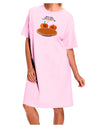 Where Bad Pumpkins Go Adult Wear Around Night Shirt and Dress-Night Shirt-TooLoud-Pink-One-Size-Fits-Most-Davson Sales