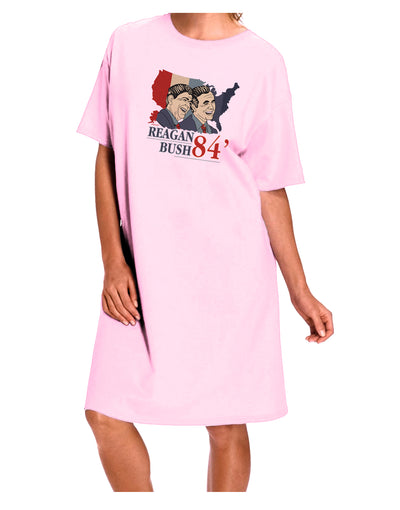 TooLoud REAGAN BUSH 84 Adult Wear Around Night Shirt and Dress-Night Shirt-TooLoud-Pink-One-Size-Fits-Most-Davson Sales