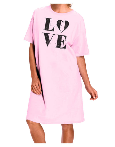 Love Splatter Adult Wear Around Night Shirt and Dress-Night Shirt-TooLoud-Pink-One-Size-Fits-Most-Davson Sales