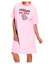 Heroes Dog Tags Adult Wear Around Night Shirt and Dress-Night Shirt-TooLoud-Pink-One-Size-Fits-Most-Davson Sales