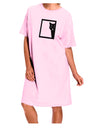 Cat Peeking Adult Wear Around Night Shirt and Dress by TooLoud-Night Shirt-TooLoud-Pink-One-Size-Fits-Most-Davson Sales