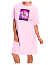 Astronaut Cat Adult Wear Around Night Shirt and Dress-Night Shirt-TooLoud-Pink-One-Size-Fits-Most-Davson Sales