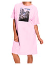 Mountain Landscape 2 Adult Wear Around Night Shirt and Dress-Night Shirt-TooLoud-Pink-One-Size-Fits-Most-Davson Sales