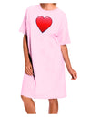 Cute Cartoon Heart Adult Wear Around Night Shirt and Dress by-Night Shirt-TooLoud-Pink-One-Size-Fits-Most-Davson Sales