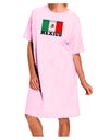 Mexico Flag Adult Wear Around Night Shirt and Dress-Night Shirt-TooLoud-Pink-One-Size-Fits-Most-Davson Sales