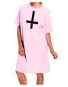 Inverted Cross Adult Wear Around Night Shirt and Dress-Night Shirt-TooLoud-Pink-One-Size-Fits-Most-Davson Sales