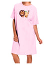 Cute Taco Lion Adult Wear Around Night Shirt and Dress-Night Shirt-TooLoud-Pink-One-Size-Fits-Most-Davson Sales