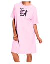 Don’t Kill My Vibe Adult Wear Around Night Shirt and Dress-Night Shirt-TooLoud-Pink-One-Size-Fits-Most-Davson Sales