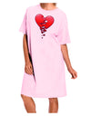 Crumbling Broken Heart Adult Wear Around Night Shirt and Dress by-Night Shirt-TooLoud-Pink-One-Size-Fits-Most-Davson Sales