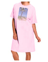 Miami Beach View Mirage Adult Wear Around Night Shirt and Dress-Night Shirt-TooLoud-Pink-One-Size-Fits-Most-Davson Sales