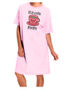TEA-RRIFIC  Mom Adult Night Shirt Dress Pink One Size Tooloud