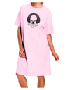 Scary Clown Grayscale Adult Wear Around Night Shirt and Dress-Night Shirt-TooLoud-Pink-One-Size-Fits-Most-Davson Sales