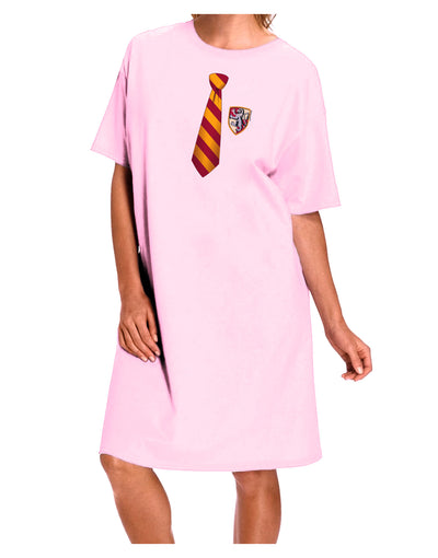 Wizard Tie Red and Yellow Adult Wear Around Night Shirt and Dress-Night Shirt-TooLoud-Pink-One-Size-Fits-Most-Davson Sales