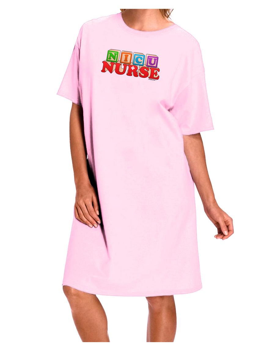 Nicu Nurse Adult Wear Around Night Shirt and Dress-Night Shirt-TooLoud-Red-One-Size-Fits-Most-Davson Sales