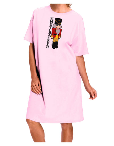 The Nutcracker with Text Adult Wear Around Night Shirt and Dress by-Night Shirt-TooLoud-Pink-One-Size-Fits-Most-Davson Sales