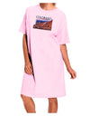 Colorado Mtn Sunset Cutout Adult Wear Around Night Shirt and Dress-Night Shirt-TooLoud-Pink-One-Size-Fits-Most-Davson Sales