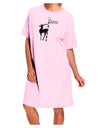 Rudolf the Ratchet Reindeer Adult Wear Around Night Shirt and Dress-Night Shirt-TooLoud-Pink-One-Size-Fits-Most-Davson Sales