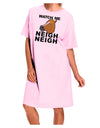 Watch Me Neigh Neigh Adult Wear Around Night Shirt and Dress-Night Shirt-TooLoud-Pink-One-Size-Fits-Most-Davson Sales