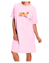 Cute Chicks Adult Wear Around Night Shirt and Dress-Night Shirt-TooLoud-Pink-One-Size-Fits-Most-Davson Sales