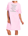 Happy St Patricks Day Clovers Adult Wear Around Night Shirt and Dress-Night Shirt-TooLoud-Pink-One-Size-Fits-Most-Davson Sales