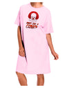 Down Like a Clown Adult Wear Around Night Shirt and Dress-Night Shirt-TooLoud-Pink-One-Size-Fits-Most-Davson Sales