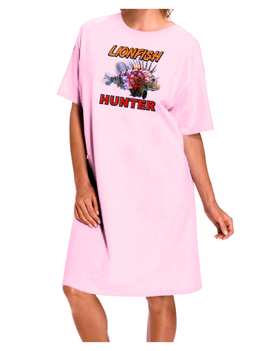 Lionfish Hunter Adult Wear Around Night Shirt and Dress-Night Shirt-TooLoud-Pink-One-Size-Fits-Most-Davson Sales