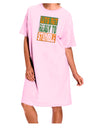 Lets Get Ready To Stumble Adult Wear Around Night Shirt and Dress by TooLoud-Night Shirt-TooLoud-Pink-One-Size-Fits-Most-Davson Sales