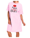 Matching Husband and Wife Designs - Mrs Always Right Adult Wear Around Night Shirt and Dress-Night Shirt-TooLoud-Pink-One-Size-Fits-Most-Davson Sales