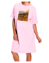 Nature Photography - Gentle Sunrise Adult Wear Around Night Shirt and Dress by-Night Shirt-TooLoud-Pink-One-Size-Fits-Most-Davson Sales