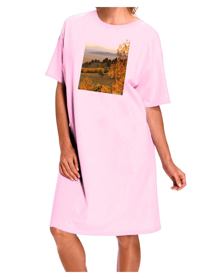 Nature Photography - Gentle Sunrise Adult Wear Around Night Shirt and Dress by-Night Shirt-TooLoud-Red-One-Size-Fits-Most-Davson Sales