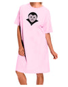 Cute Pixel Vampire Male Adult Wear Around Night Shirt and Dress-Night Shirt-TooLoud-Pink-One-Size-Fits-Most-Davson Sales