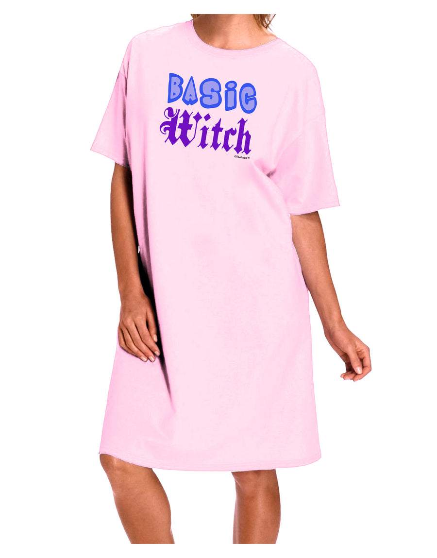 Basic Witch Color Blue Adult Wear Around Night Shirt and Dress-Night Shirt-TooLoud-Pink-One-Size-Fits-Most-Davson Sales