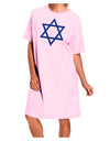Jewish Star of David Adult Wear Around Night Shirt and Dress by TooLoud-Night Shirt-TooLoud-Pink-One-Size-Fits-Most-Davson Sales