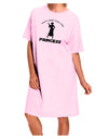 Don't Mess With The Princess Adult Wear Around Night Shirt and Dress-Night Shirt-TooLoud-Pink-One-Size-Fits-Most-Davson Sales