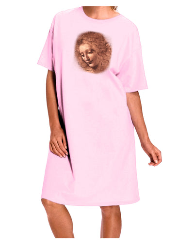 Lady With Disheveled Hair Adult Wear Around Night Shirt and Dress-Night Shirt-TooLoud-Pink-One-Size-Fits-Most-Davson Sales