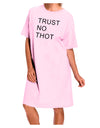 Trust No Thot Adult Wear Around Night Shirt and Dress-Night Shirt-TooLoud-Pink-One-Size-Fits-Most-Davson Sales