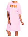 Cute Boo Text Orange Adult Wear Around Night Shirt and Dress-Night Shirt-TooLoud-Pink-One-Size-Fits-Most-Davson Sales