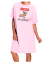 Safety First Have a Quarantini Adult Wear Around Night Shirt and Dress-Night Shirt-TooLoud-Pink-One-Size-Fits-Most-Davson Sales