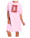 Introverts Unite Funny Adult Wear Around Night Shirt and Dress by TooLoud-Night Shirt-TooLoud-Pink-One-Size-Fits-Most-Davson Sales