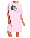 He's My Lucky Charm - Right Adult Wear Around Night Shirt and Dress-Night Shirt-TooLoud-Pink-One-Size-Fits-Most-Davson Sales