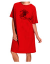 TooLoud Hawkins AV Club Adult Wear Around Night Shirt and Dress-Night Shirt-TooLoud-Red-One-Size-Fits-Most-Davson Sales