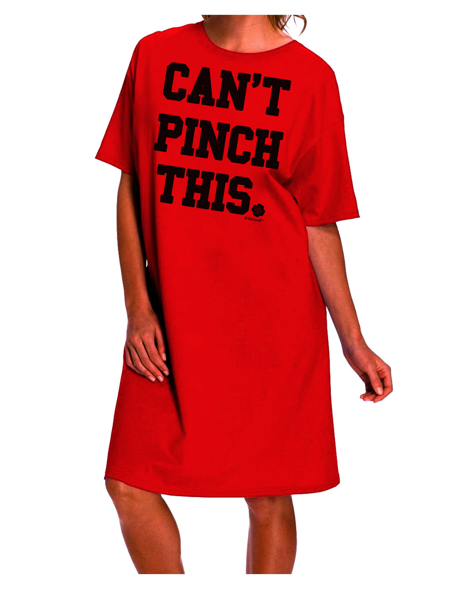 Can't Pinch This - St. Patrick's Day Adult Wear Around Night Shirt and Dress by TooLoud-Night Shirt-TooLoud-Red-One-Size-Davson Sales