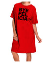 Bye Felicia Adult Wear Around Night Shirt and Dress-Night Shirt-TooLoud-Red-One-Size-Davson Sales