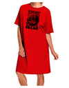 Midnight Toker Marijuana Adult Wear Around Night Shirt and Dress-Night Shirt-TooLoud-Red-One-Size-Fits-Most-Davson Sales