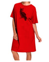 Lucky Cat Owl Adult Wear Around Night Shirt and Dress-Night Shirt-TooLoud-Red-One-Size-Fits-Most-Davson Sales