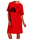 Cute Owl Halloween Hoo Adult Wear Around Night Shirt and Dress-Night Shirt-TooLoud-Red-One-Size-Fits-Most-Davson Sales