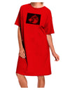 White Wolf Moon Adult Wear Around Night Shirt and Dress-Night Shirt-TooLoud-Red-One-Size-Fits-Most-Davson Sales